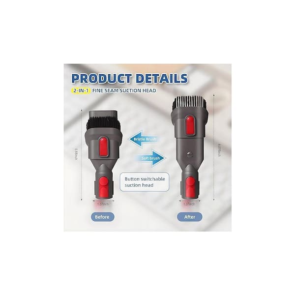 LAIFUCAM Vacuum Attachment Kit for Dyson Gen5 V15 V12 V8 V11 V10