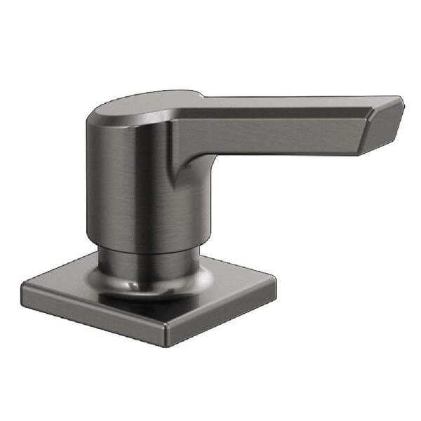 Delta Pivotal Deck-Mount Soap and Lotion Dispenser in Black Stainless