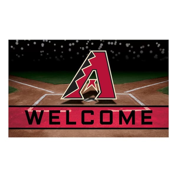 FANMATS MLB - Arizona Diamondbacks 18 in. x 30 in. Rubber Door Mat