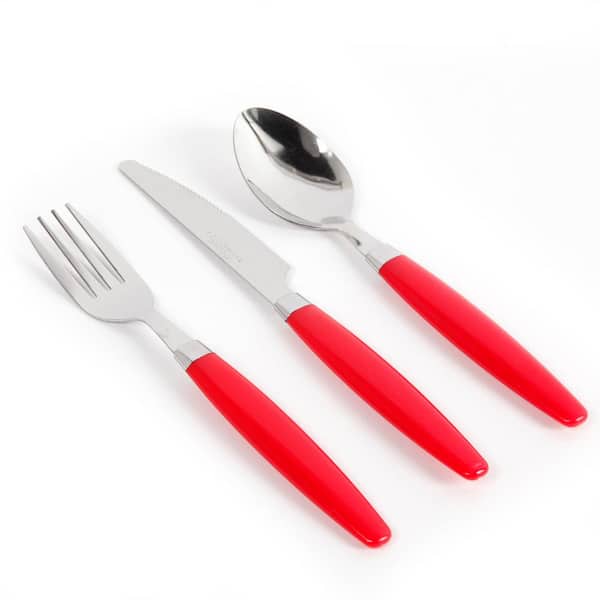 Gibson Home Palmdale 12-Piece Red Flatware Set (Service for 4)