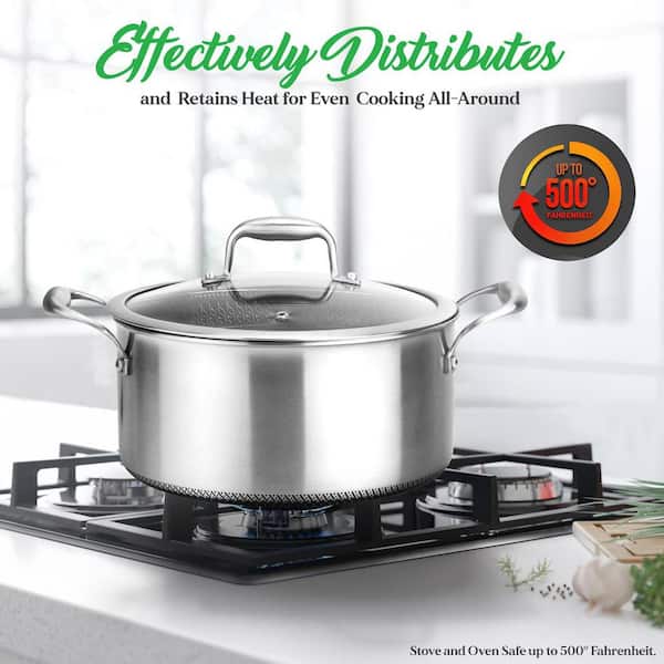Nutrichef 3 Layers Copper Non-stick Coating Inside, Hard-anodized Looking  Heat Resistant Lacquer Outside : Target
