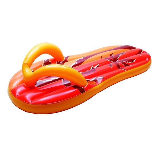 Blue Wave Tropical Flip Flop 71 in. Inflatable Pool Float
