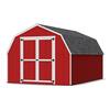 Little Cottage Co. Value Gambrel 10 ft. x 14 ft. Outdoor Wood Storage Shed Precut Kit with 4 ft. Sidewalls and Floor (140 sq. ft.) 10x14 VGB-4-PC-FK