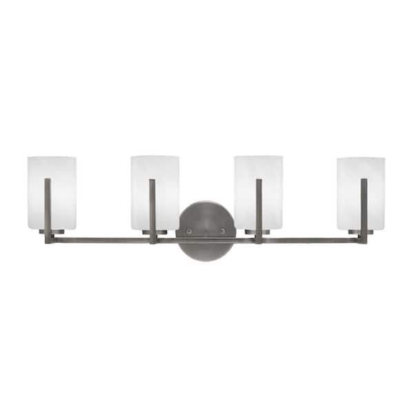 Unbranded Cottonwood 29 in. 4-Light Graphite Vanity Light