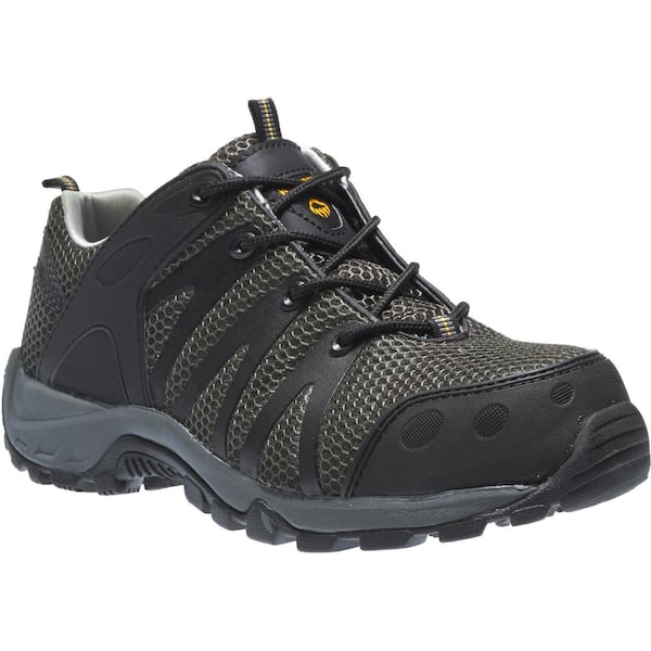 Wolverine Amherst Men's Work Shoe - Mesh Composite-Toe - Black 10.5(EW)
