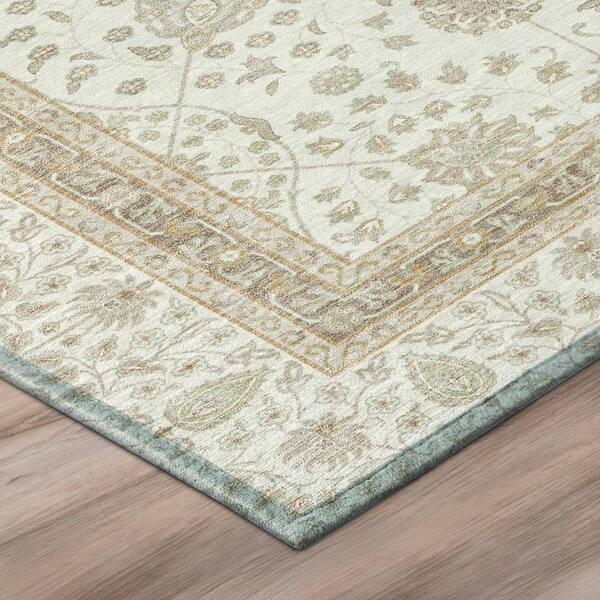 Chantille Machine Washable Indoor/Outdoor Abstract ACN3047 Ivory 10 ft. x 14 ft. Area Rug