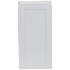 Cambridge White Shaker Assembled Wall Kitchen Cabinet with 1 Soft Close Door (15 in. W x 12.5 in. D x 30 in. H)