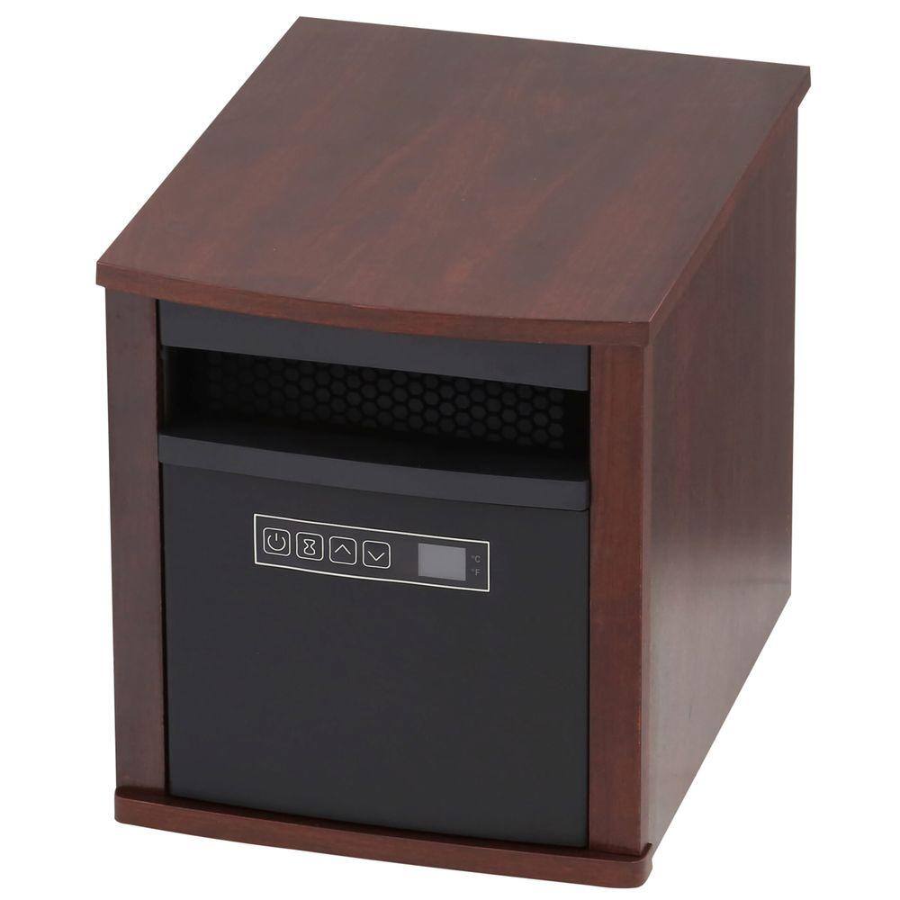 Twin Star 1500-Watt 6-Element Infrared Quartz Electric Portable Heater with  Remote Control - Cherry 9HM7000-NC04 - The Home Depot