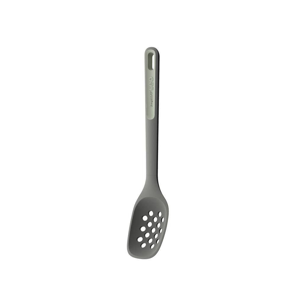 Gray Silicone and Nylon 3-Piece Cooking Utensil Set