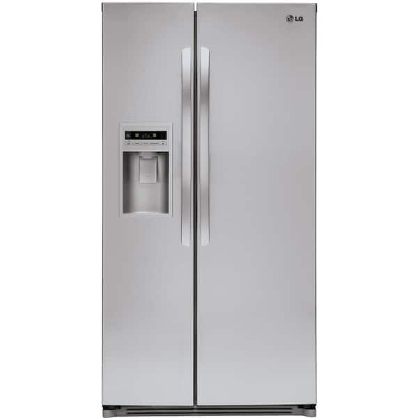 LG 26.5 cu. ft. Side by Side Refrigerator in Stainless Steel
