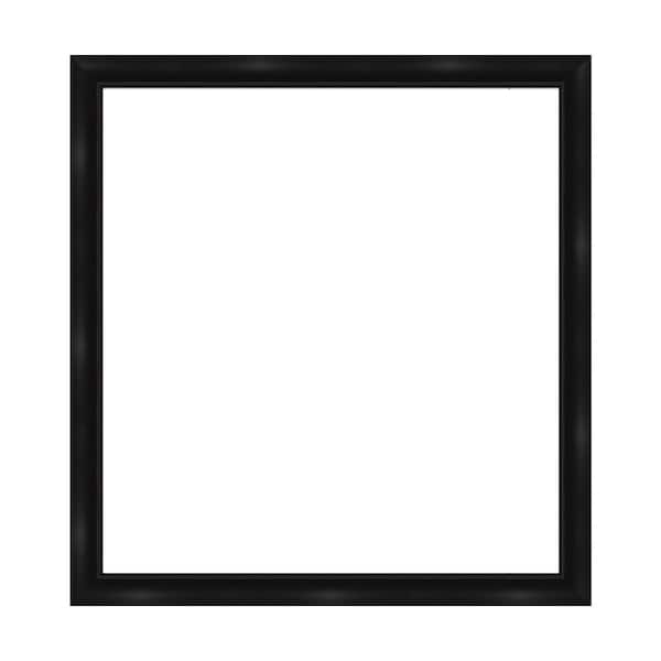 Amanti Art Mirror Makeover Grand Black Narrow 35.25 in. W x 37.25 in. H Bathroom Mirror Frame Border Kit-Fits a 34 x 36 Mirror