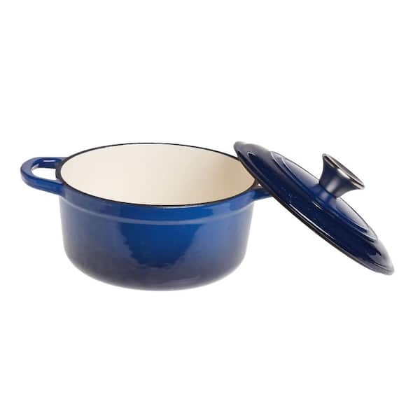Kitchen & Table by H-E-B Enameled Cast Iron Skillet - Ocean Blue