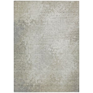 Chantille ACN565 Beige 8 ft. x 10 ft. Machine Washable Indoor/Outdoor Geometric Area Rug