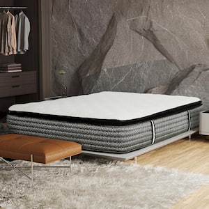 Majestic Queen Medium Euro Top Pocket Spring 14 in. Hybrid Mattress