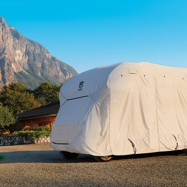 thumbnail image 2 of Classic Accessories 80 409 161001 RT Over Drive PolyPRO3 Molded Fiberglass Travel Trailer Cover   13'1" To 16', RV & Trailer Covers   Canada 2 of 11