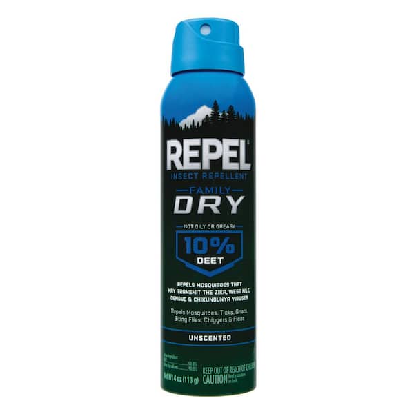 Repel 4 oz. Dry Insect Mosquito and Insect Repellent Aerosol Spray