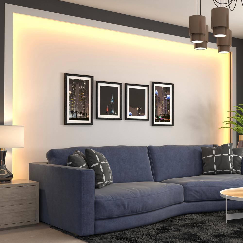 16.5 ft Warm White Dimmable LED Strip Light with Adhesive Backing