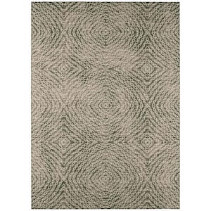 Evolve Midnight 5 ft. x 7 ft. 6 in. Geometric Area Rug
