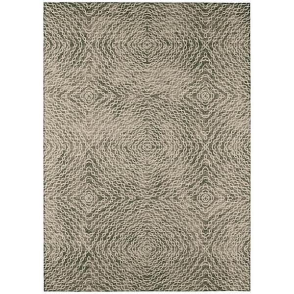 Addison Rugs Evolve Midnight 5 ft. x 7 ft. 6 in. Geometric Area Rug