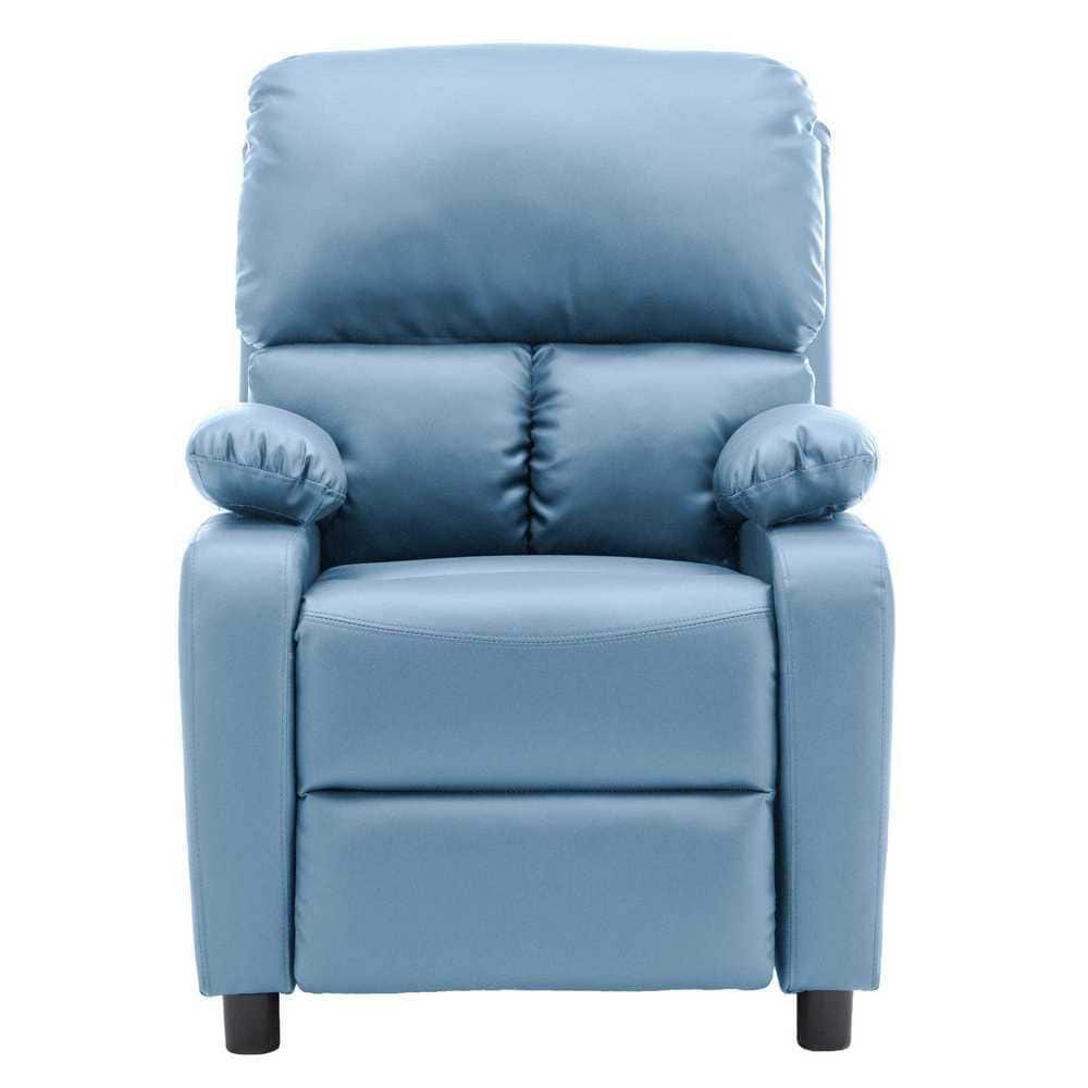 Hzlagm Yingj Big Blue Recliner with Push Back Technical Fabric with