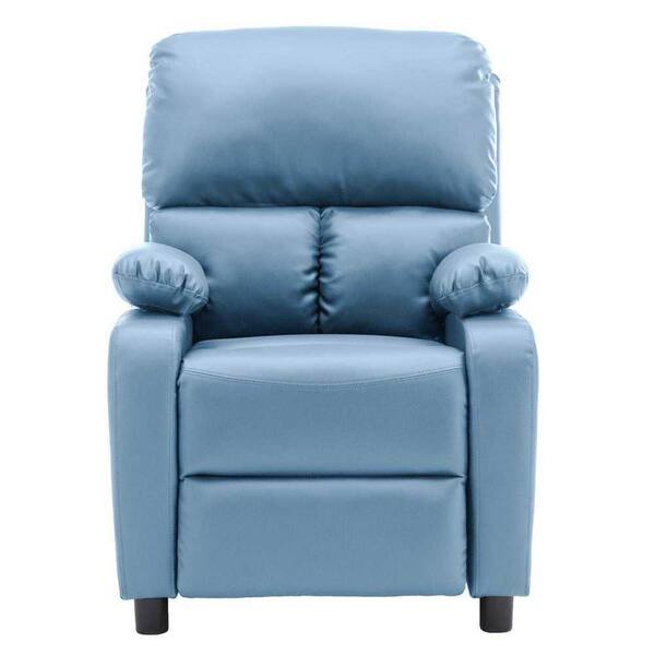 Hzlagm Yingj Big Blue Recliner with Push Back Technical Fabric with High Quality Foam