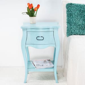 Butler Rochelle Distressed Blue Nightstand