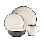 Sango Nova 16-Piece Casual Brown Stoneware Dinnerware Set (Service For ...