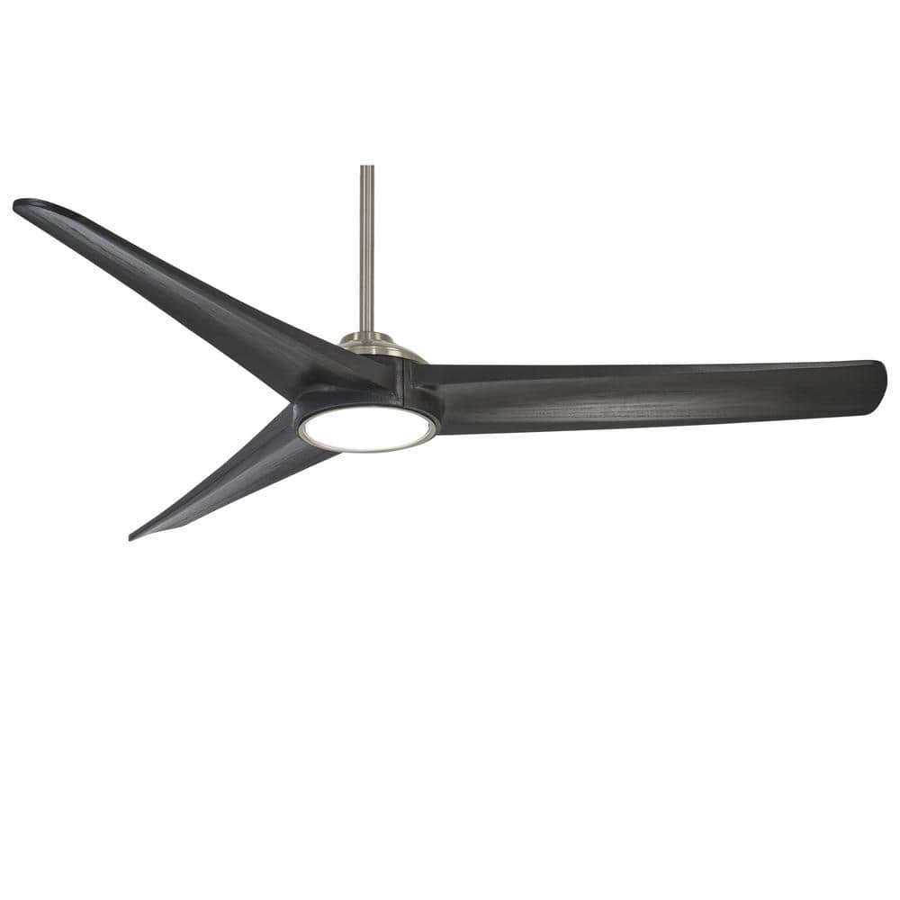 Timber 68 in. Integrated LED Indoor Brushed Nickel with Coal Smart Ceiling Fan with Light with Remote Control price history on PriceWatchPro