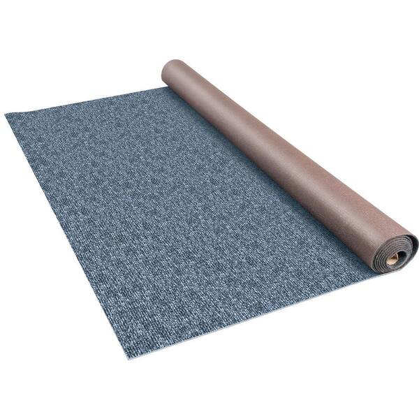 Gray Marine Carpet 6 ft. x 13.1 ft. Polyester Texture Blue Boat Carpet Rugs Rugs Water-Proof Full Roll Carpet