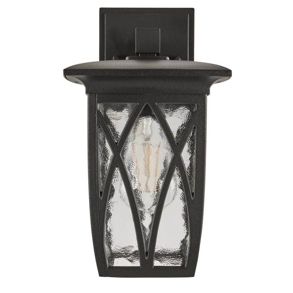 Turin 1-Light Black Hardwired Outdoor Wall Lantern Sconce price history on PriceWatchPro