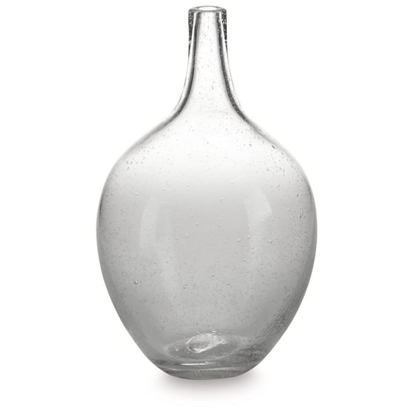 Signature DESIGN BY ASHLEY Kurthorne 9 in. Clear Glass Bud Decorative Vase