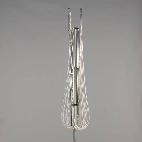 Details about   Parallel Dryer Drying Space Pivot Pre-Strung Folds Steel 2-Piece Pole 182 ft. 