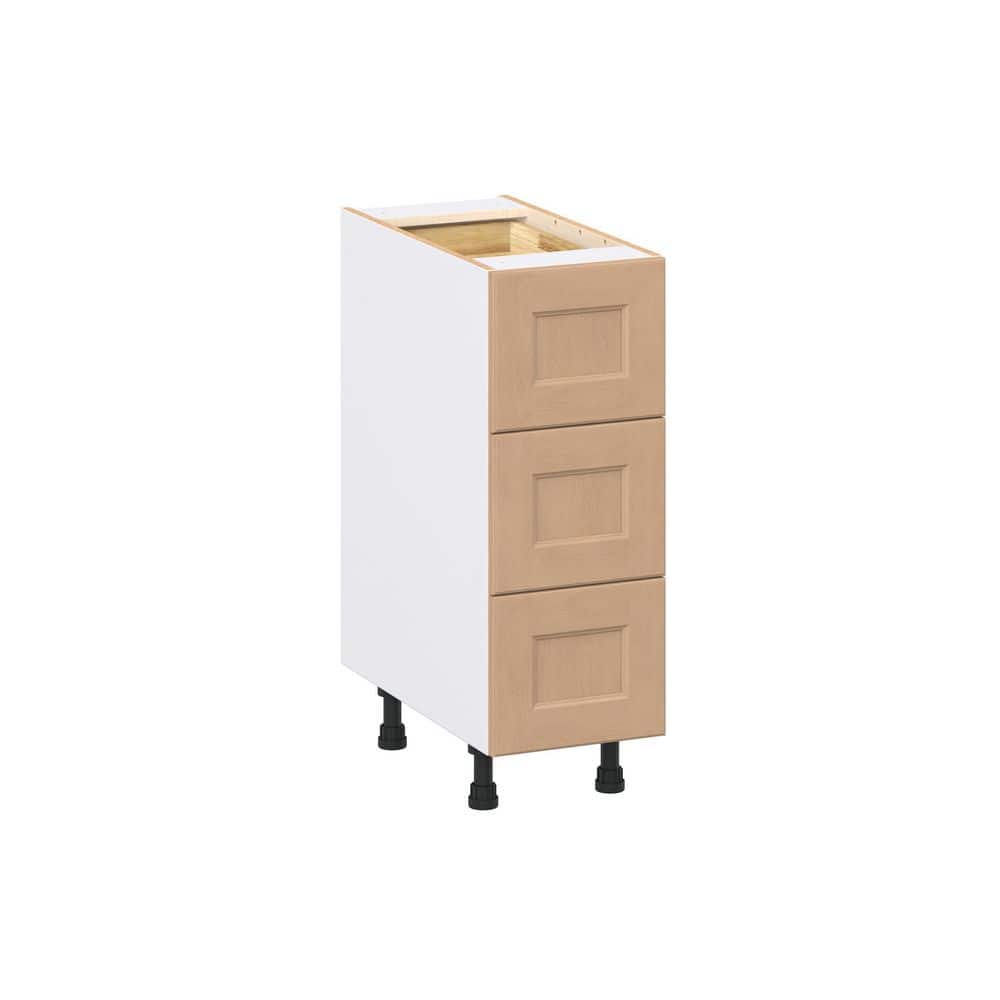 Lakewood 12 in. W x 24.5 in. D x 34.5 in. H Assembled Shaker Drawer Base Kitchen Cabinet in Sugar Cookie with 4-Drawers price history on PriceWatchPro