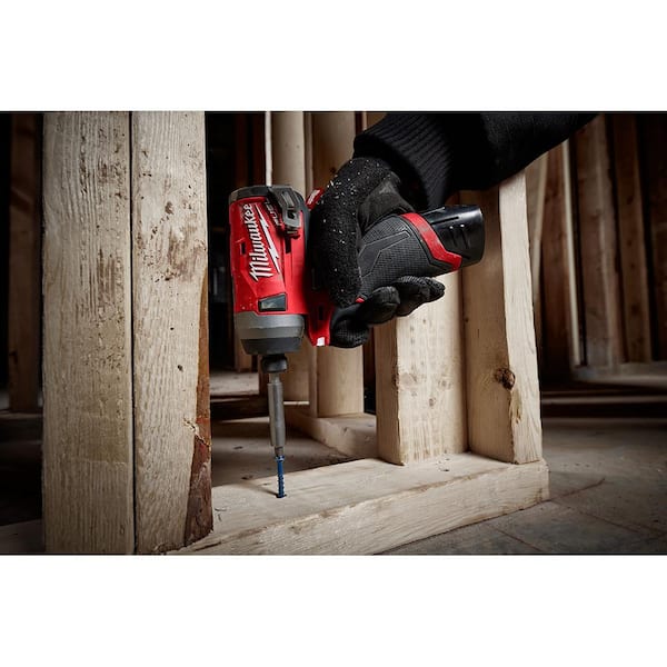 Milwaukee - M12 FUEL 12V Lithium-Ion Brushless Cordless Hammer Drill and Impact Driver Combo Kit w/ 2 Batteries and Bag (2-Tool)