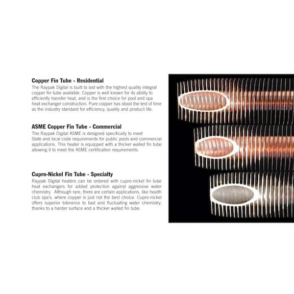 Digital Cupro Nickel Propane Pool Heater