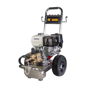 4000 PSI 4.0 GPM Cold Water Gas Pressure Washer Honda GX390 and Comet Triplex Pump on Stainless Steel Frame