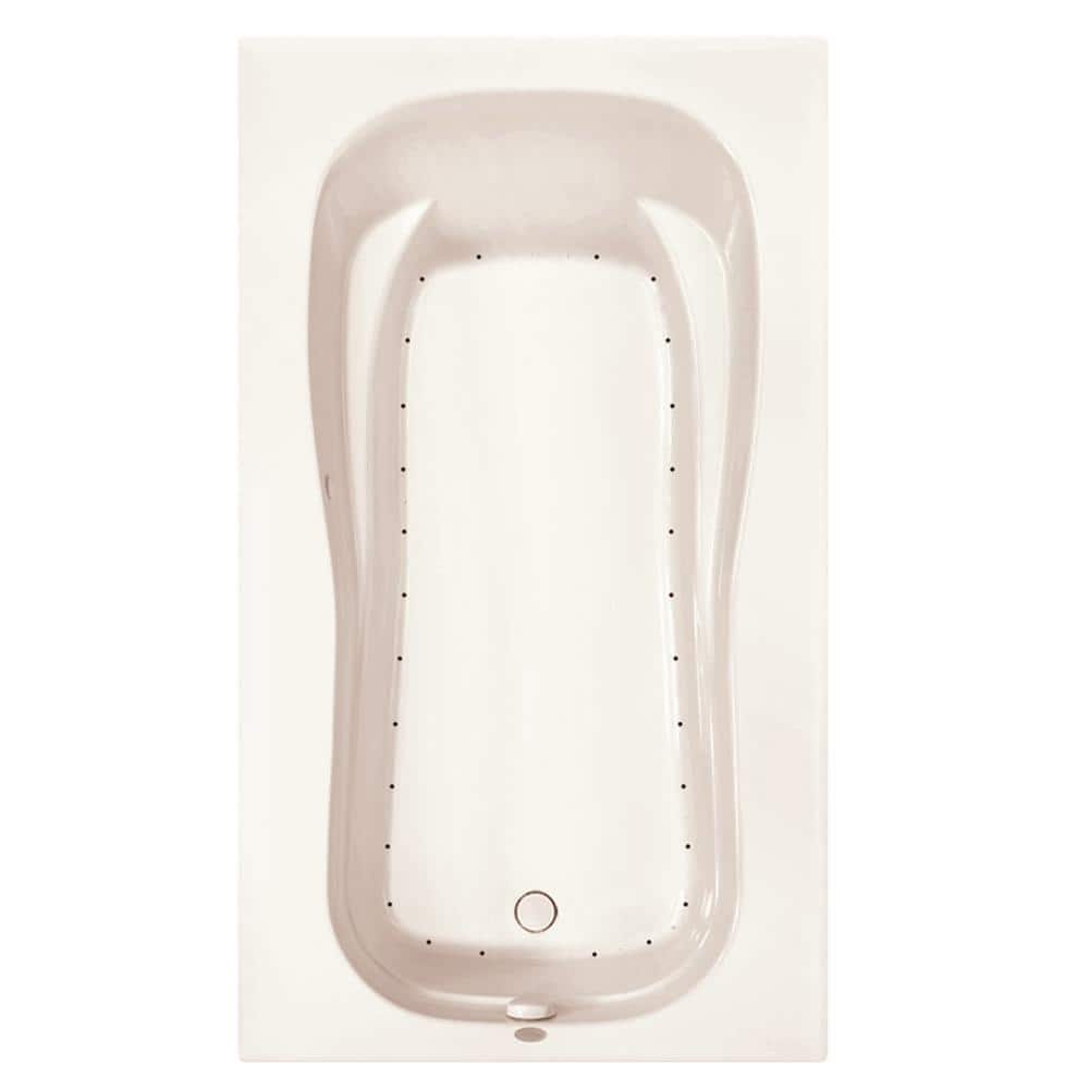 Cariani 72 in. Acrylic Right Drain Rectangular Alcove Air Bath Tub in Biscuit price history on PriceWatchPro