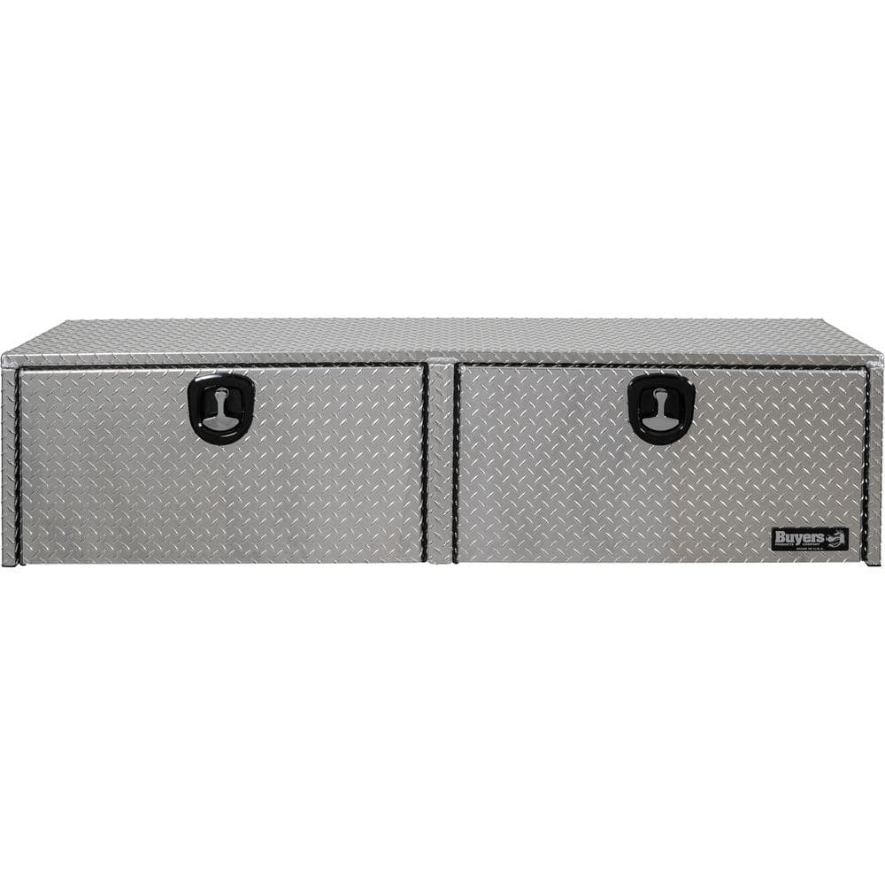 Buyers Products Company 90 Inch Diamond Tread Aluminum Top Mount Truck Tool  Box 1701565 - The Home Depot