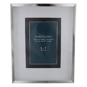 5 in. x 7 in. Silver Picture Frame (for All Occasions, New Year's, etc.)