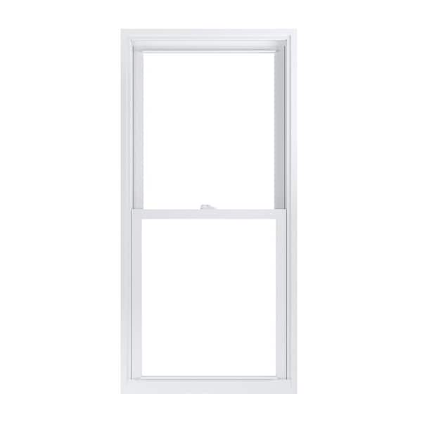 American Craftsman 27.75 in. x 57.25 in. 70 Pro Series White Double Hung Low-E2 Argon PS Glass Vinyl Replacement Window, Screen Incl