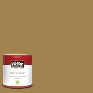 1 qt. #340F-7 Woven Basket Flat Low Odor Interior Paint & Primer