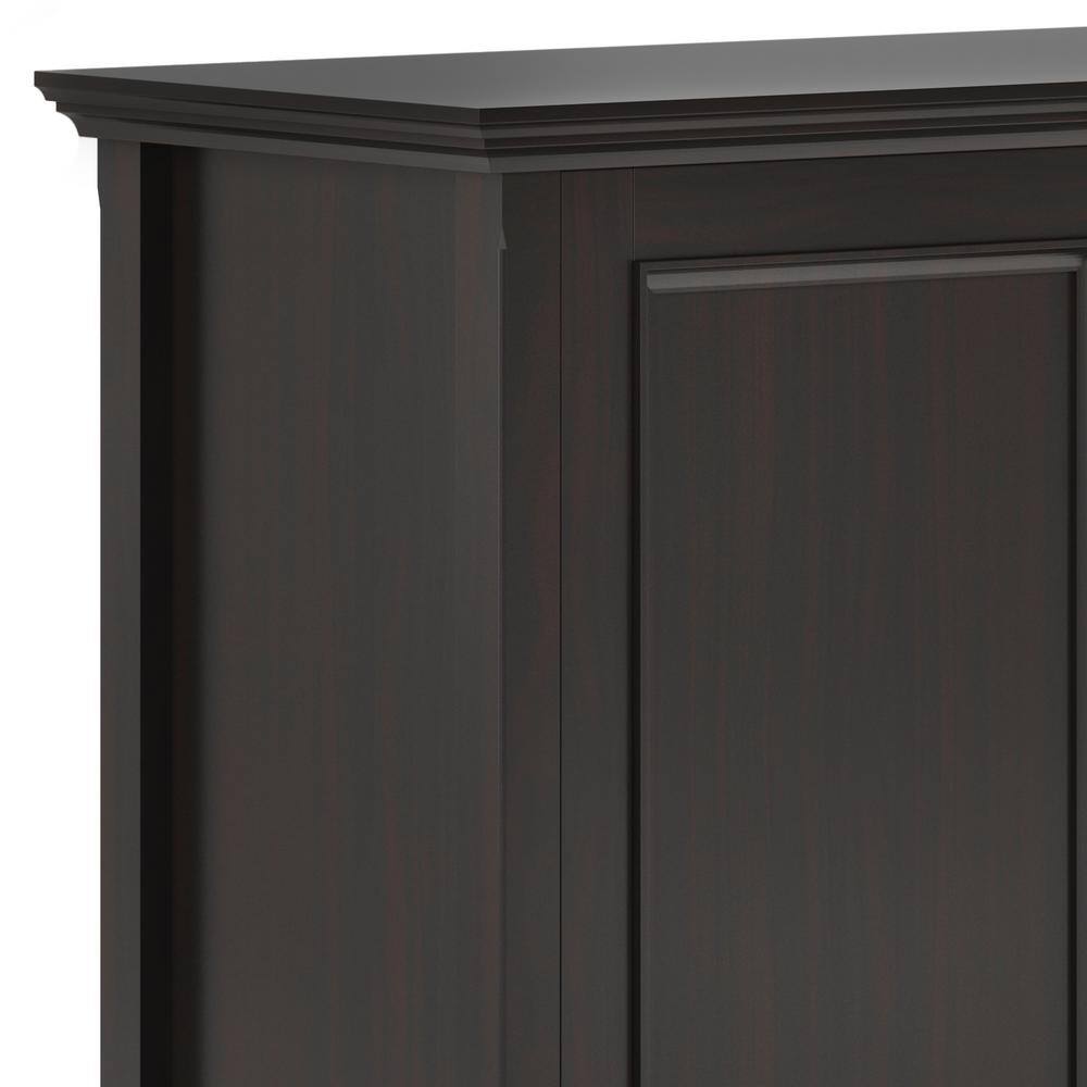 Amherst Traditional Hickory Brown Solid Wood 3-Door Storage Cabinet