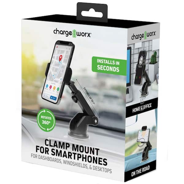 CHARGEWORX Clamp Mount for Smartphones