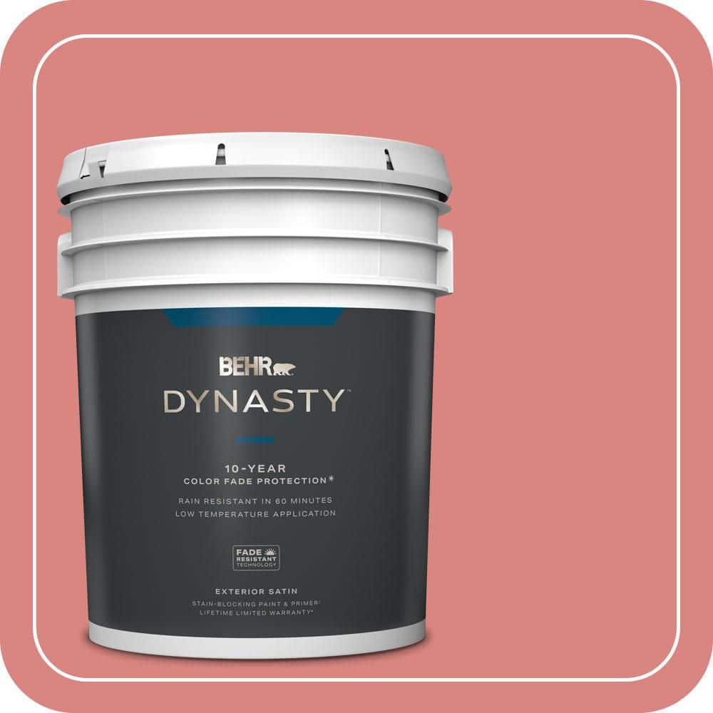 5 gal. #M160-5 Pink Damask Satin Enamel Exterior Stain-Blocking Paint & Primer price history on PriceWatchPro