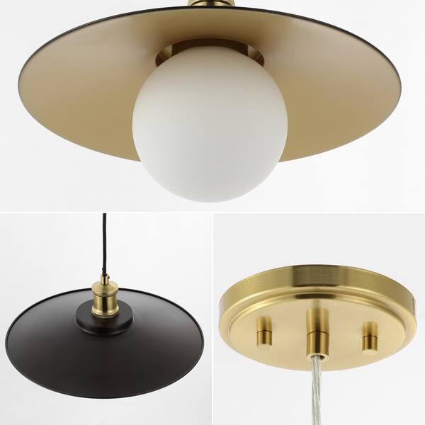 JONATHAN Y Hadley 14.5 in. 25-Watt 1-Light Bronze