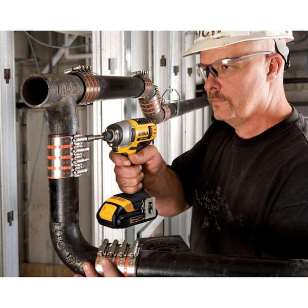 Dewalt DCK240C2 20V MAX Compact Lithium-Ion 1-2 in. Cordless Drill Driver-  1-4 in. Impact Driver Combo Kit (1.3 Ah)