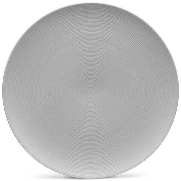 Reviews for Noritake Colorscapes Grey-on-Grey Swirl 12.25 in. (Gray ...