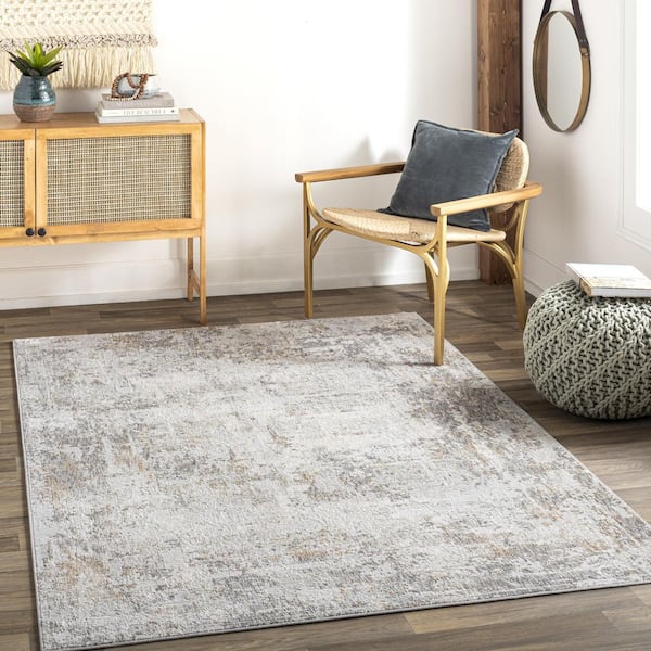 Carmel Brown Modern Abstract  2 ft. x 3 ft.  Area Rug