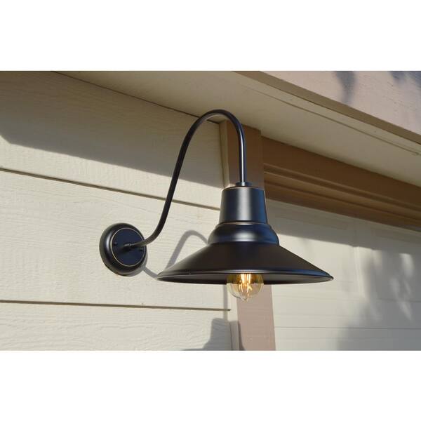 Abigail 1 Light Imperial Black Outdoor, Imperial Black Outdoor Wall Mount Barn Light Sconce