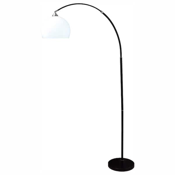 Modern Black Arc Floor Lamp With, Black Arc Floor Lamp